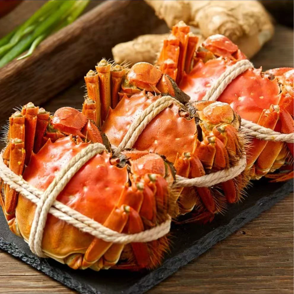 【许榕真专属】活蟹苏州太湖生态大闸蟹河蟹 公蟹5两母蟹4两 6只