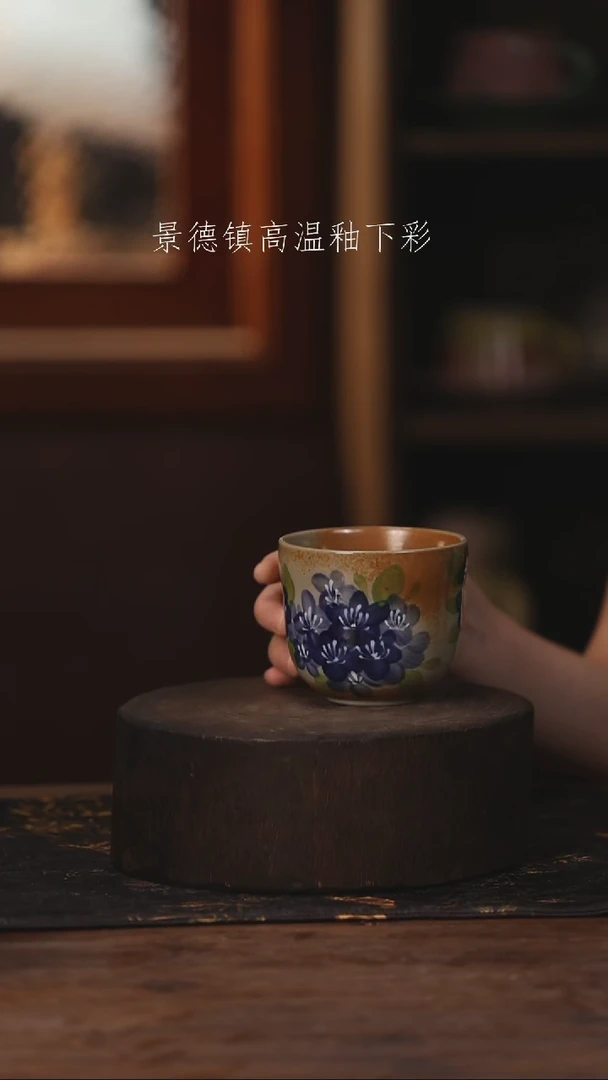 陶瓷景德镇高温釉下手绘陶瓷187