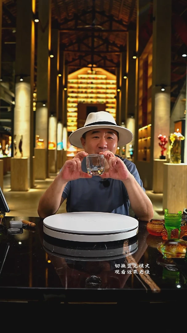 琉璃摆件07001026-2净料水晶威士忌杯