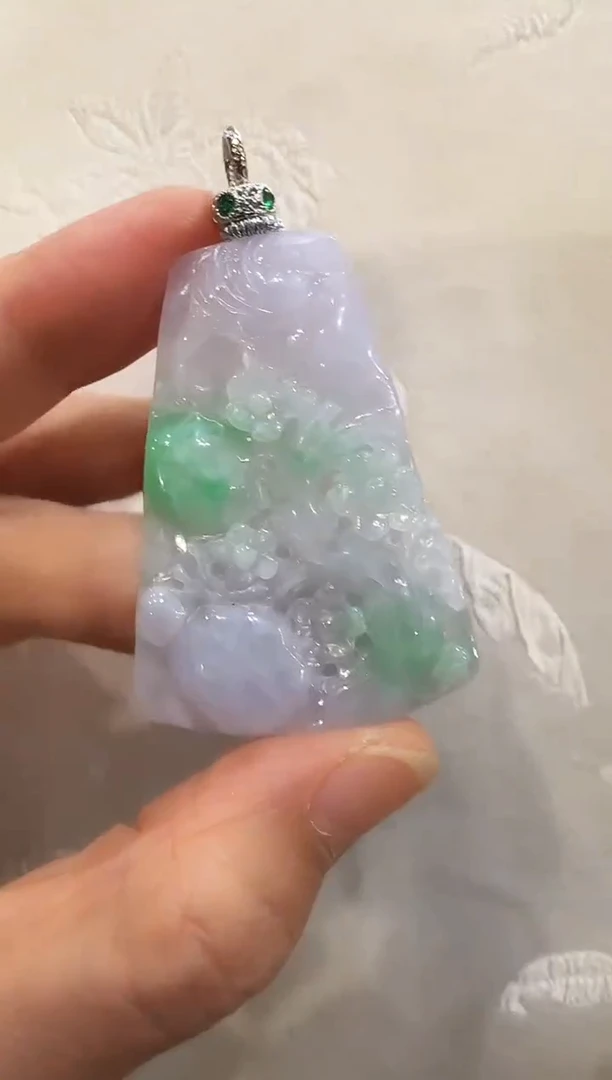 颈饰未镶嵌翡翠国风