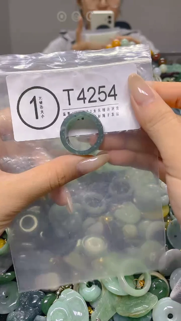 颈饰未镶嵌翡翠20.3MM/ T /翡翠A货，一件也是批发价
