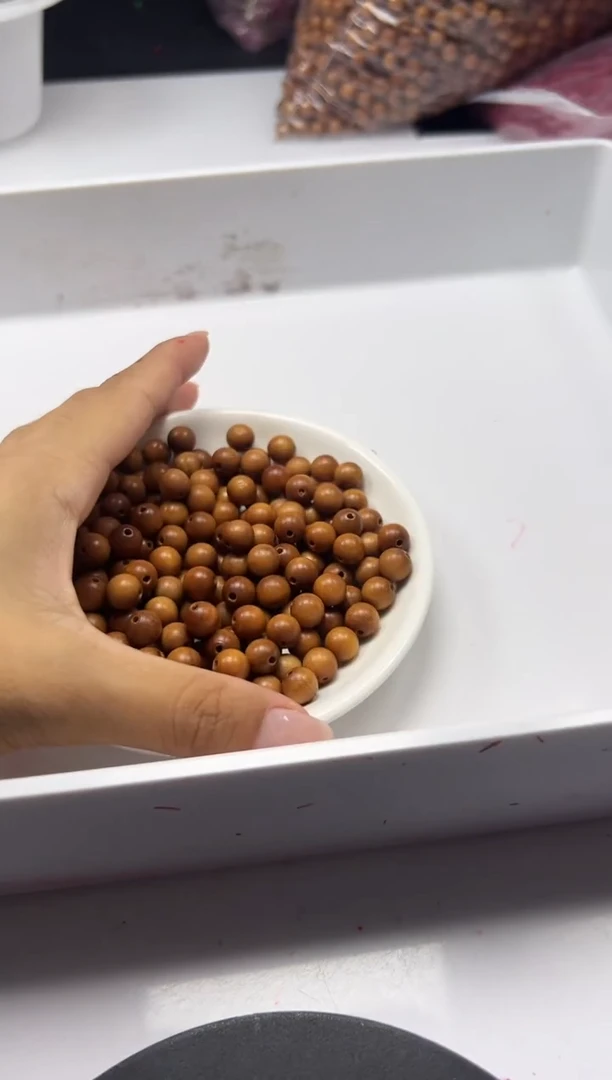 檀香木散珠w1467老山檀8mm*40颗三单三通