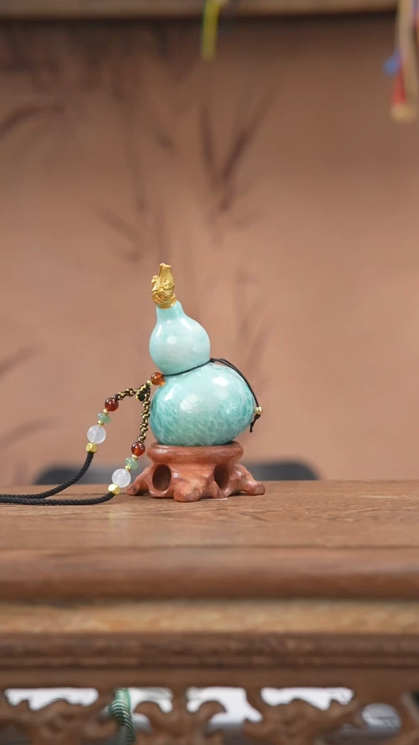 【闪购商品】290号-大漆飘漆小葫芦脖挂