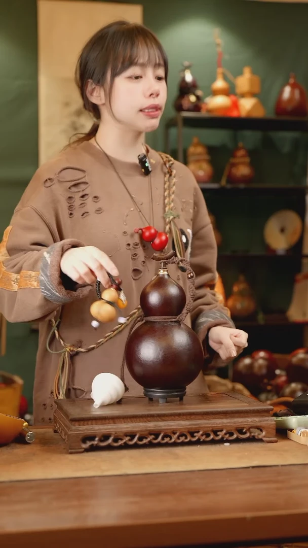 177号精品天然大漆酒葫芦一物一拍~