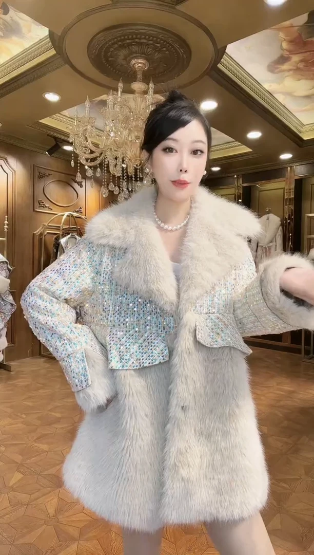 时尚百搭毛毛外套单品闪购16