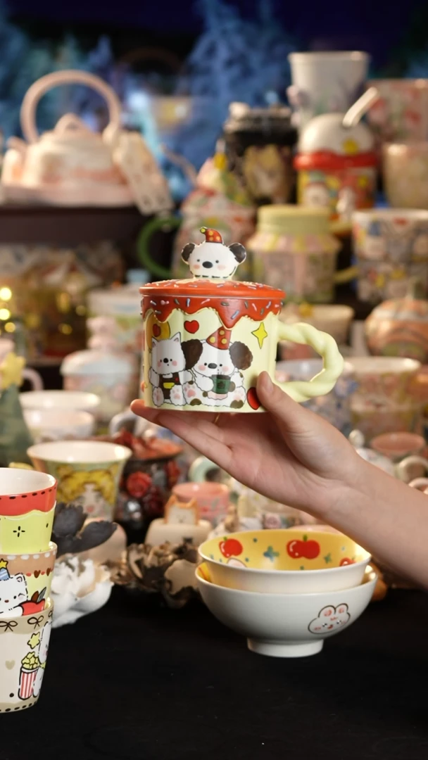 其他陶景德镇釉下彩手绘设计师款陶瓷