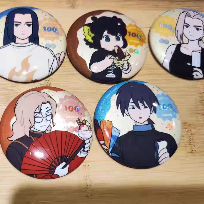 罗小黑战记2莲合里联名有1好吃一点系列吧唧杯垫铭牌盲抽单领