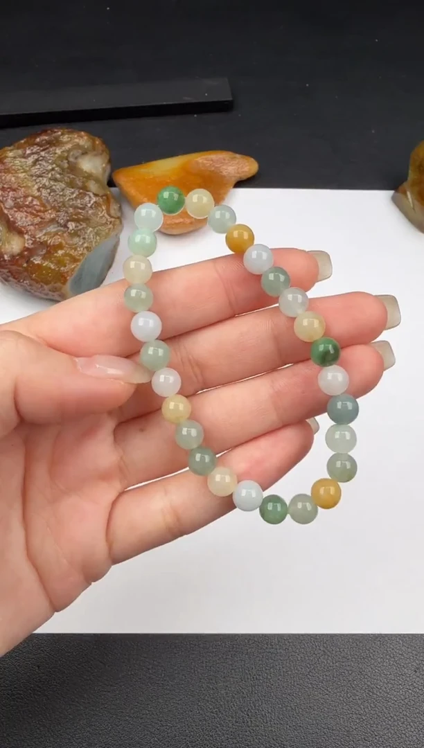 未镶嵌手串翡翠翡翠饰品-15