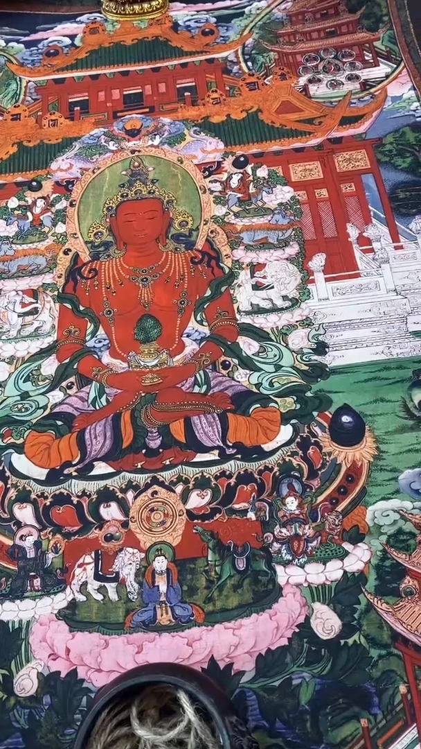 卷轴画王姬藏传唐卡艺术品