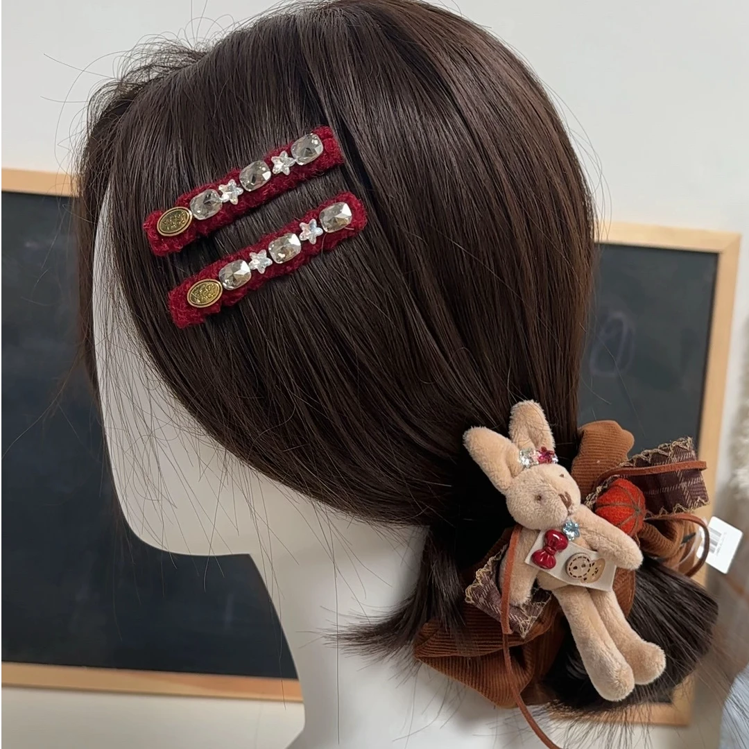 发饰直播【一单一付】头饰手工发夹甜美侧边夹发卡发饰发圈（20米飞）