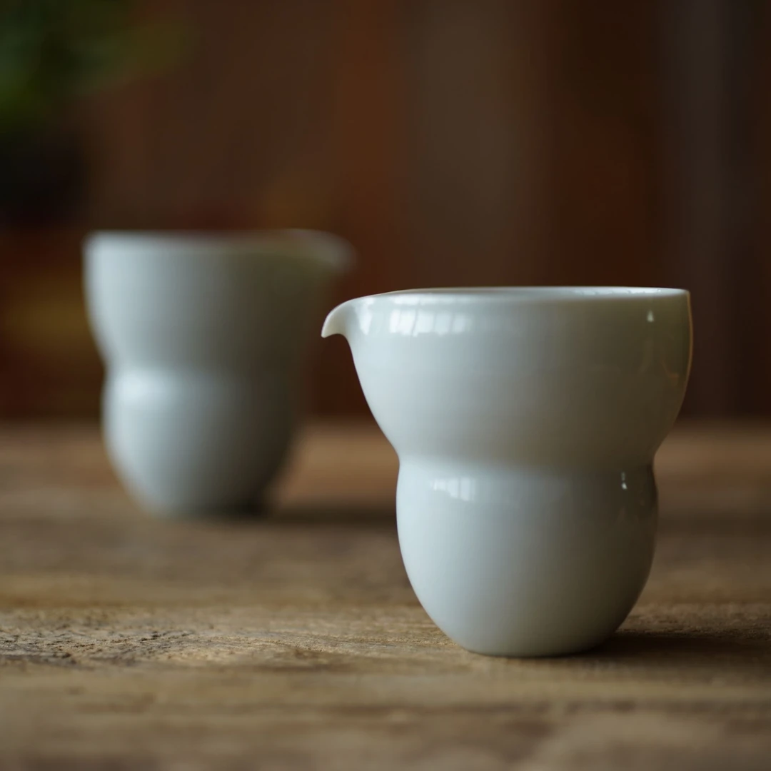瓢亭茶器｜福禄公道 青白釉  130ml/220ml 两种尺寸可选
