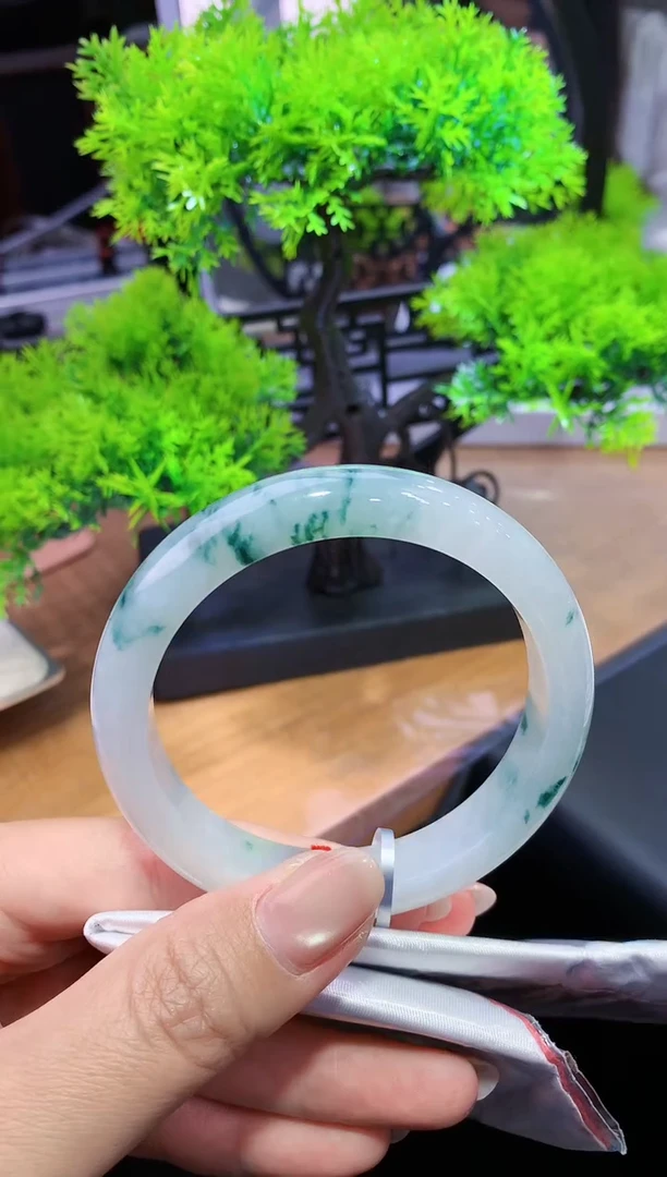 未镶嵌手镯翡翠-k304 天然缅甸A货翡翠57.4正圈