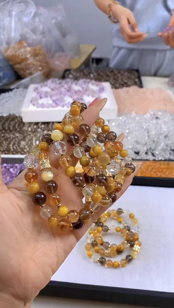 【闪购商品】水晶手串合金077/多样性发其一/卡