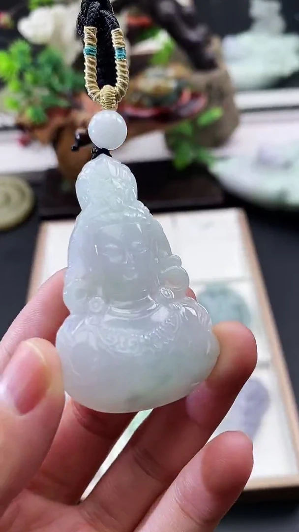 颈饰未镶嵌翡翠天然缅甸A货翡翠