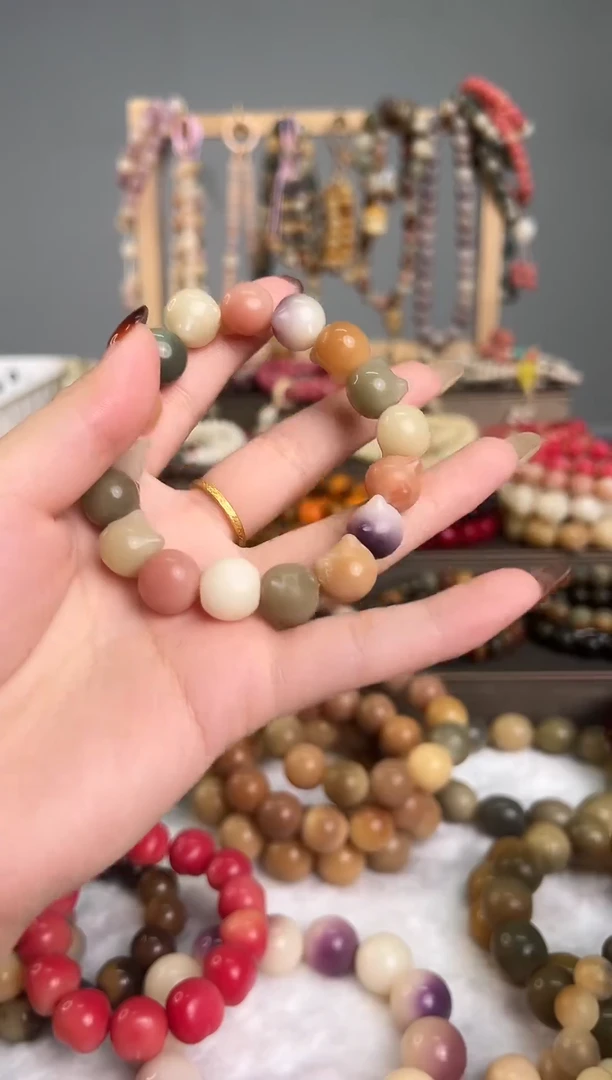 多宝猫头菩提手串