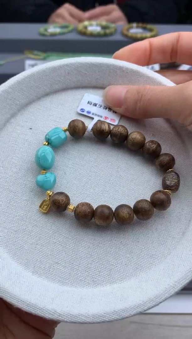 未镶嵌绿松石手串茜.D202