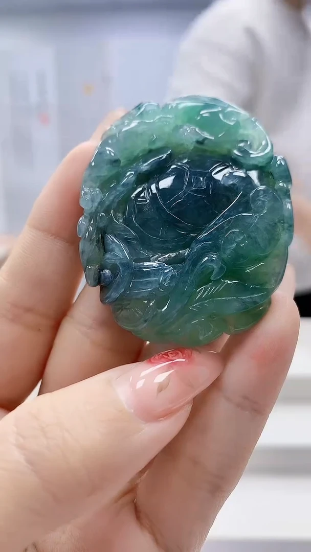 未镶嵌定制翡翠4917ty-毛货挂件65