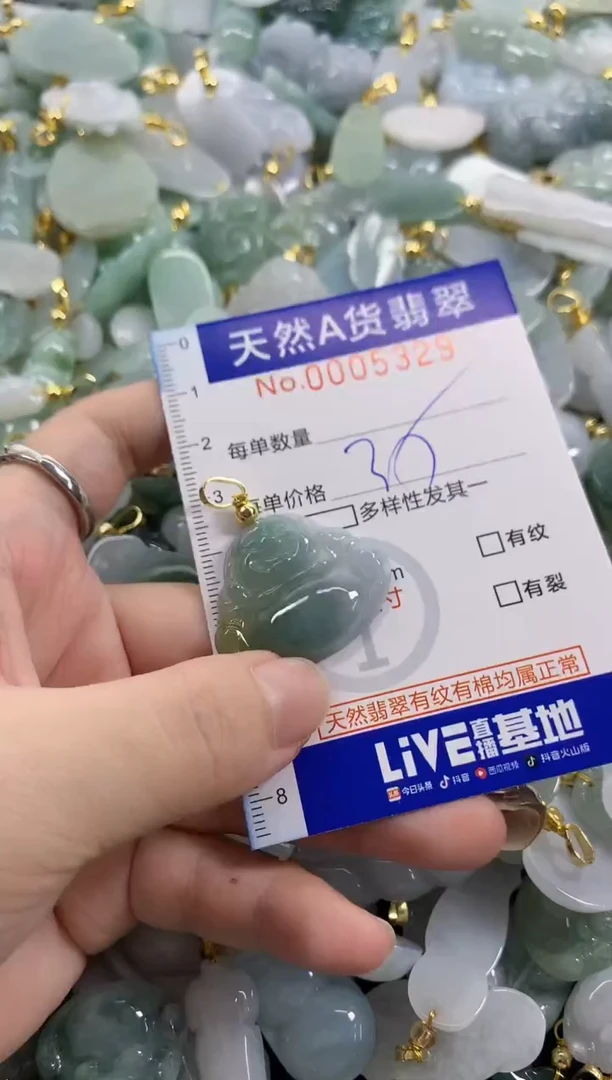 颈饰未镶嵌翡翠天然A货翡翠
