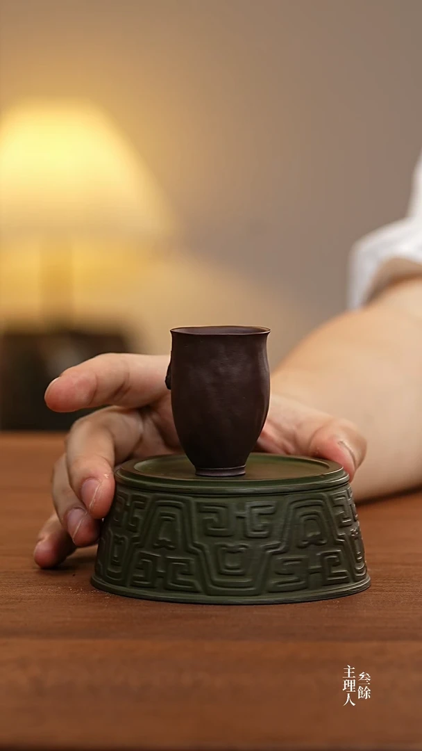 紫砂茶宠闻松杯闻松杯