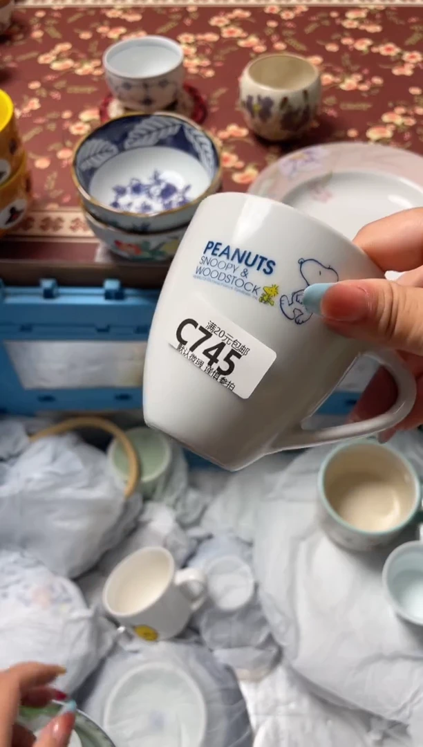 瓷片忧***朱瓷器瓷器C745
