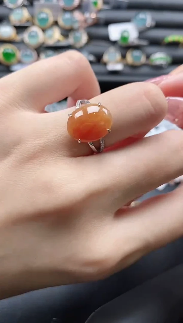 【闪购商品】翡翠戒指银S925镶嵌11111
