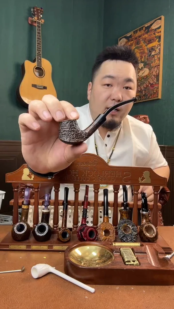 石楠木木雕款意大利进口石楠木烟斗