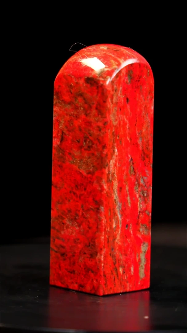 鸡血石精品大红袍鸡血石 旬阳