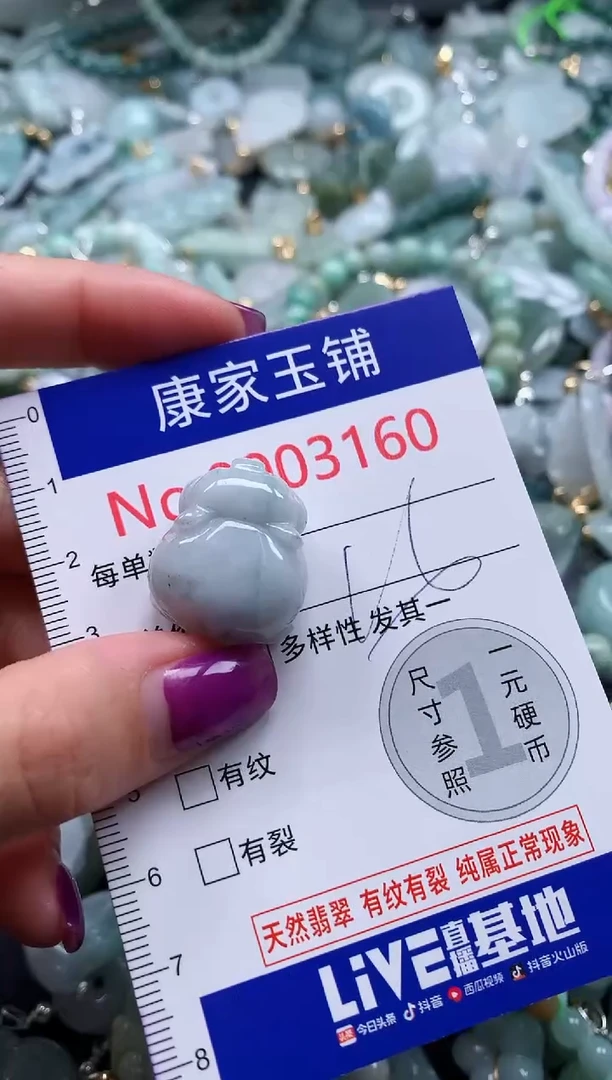 颈饰未镶嵌翡翠3160