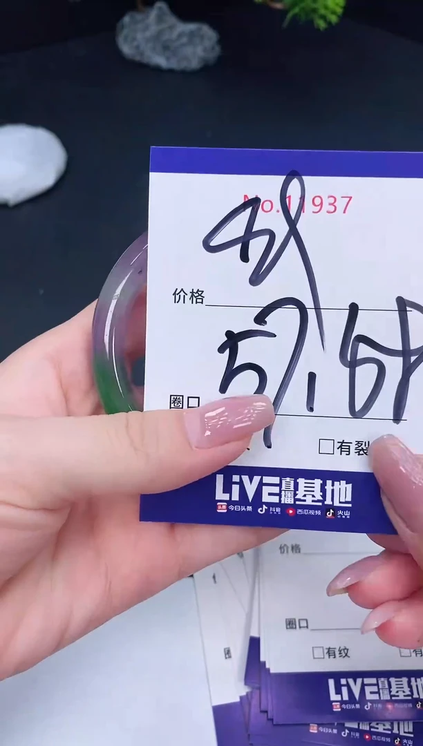 未镶嵌手镯翡翠11937
