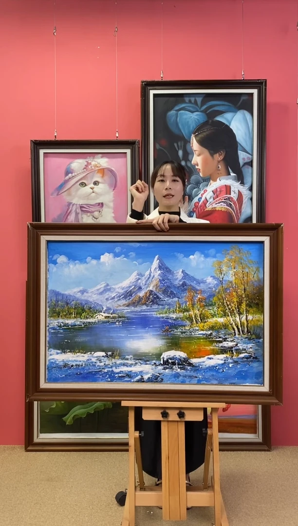 油画—****天尺寸60*90画芯（不含框）