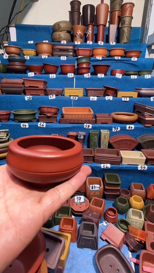 【闪购商品】紫砂紫砂花盆7*3.5