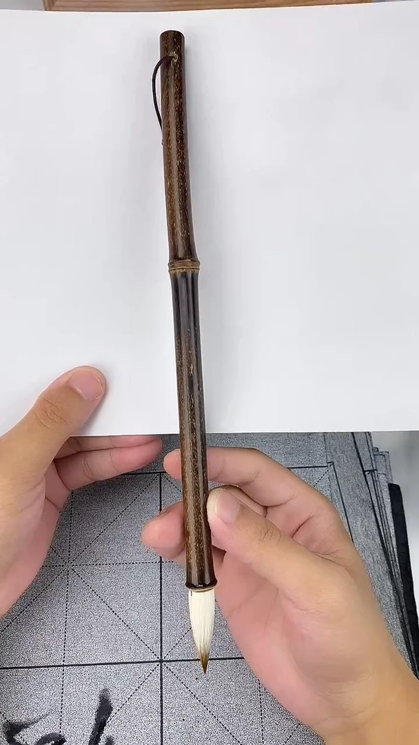 直播间临时秒拍链接，一支狼羊兼毫紫竹笔杆出峰3.7