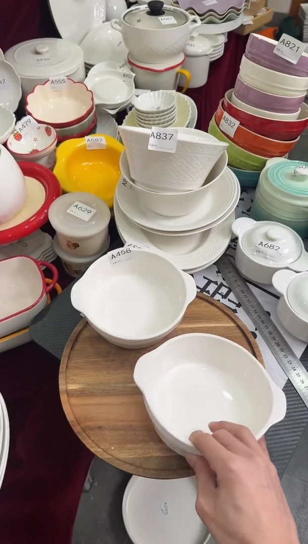 摆件陶A458 2个装清仓陶瓷餐具微瑕