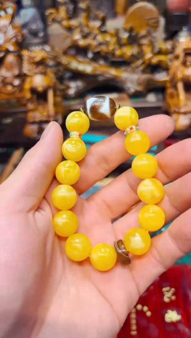 未镶嵌蜜蜡裸石B瑞哥专属高端精品39
