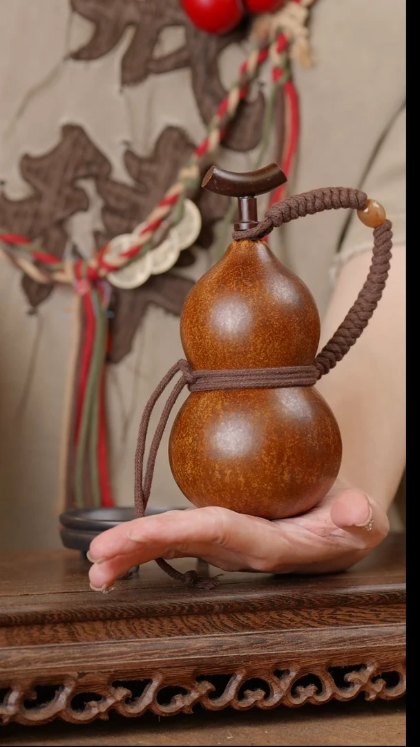 110号精品天然大漆酒葫芦一物一拍~