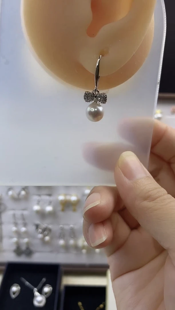 合金耳饰淡水珍珠119