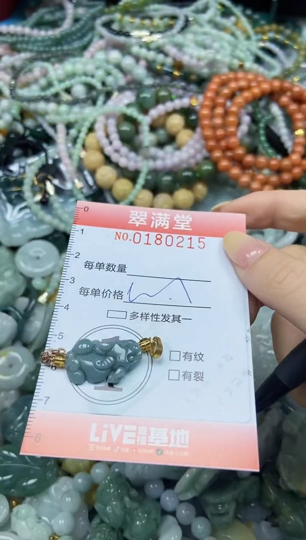 颈饰未镶嵌翡翠闪购0180215