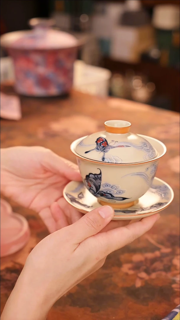 【闪购商品】陶瓷茶具（无礼盒无茶盘）@@A12040