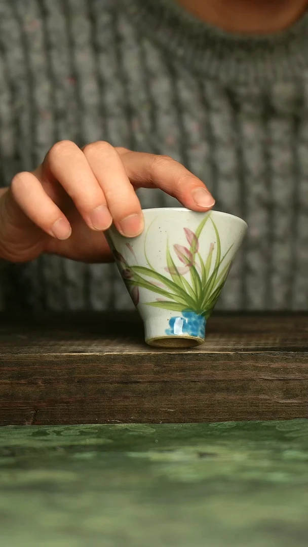 青诗集手工手绘瓷器