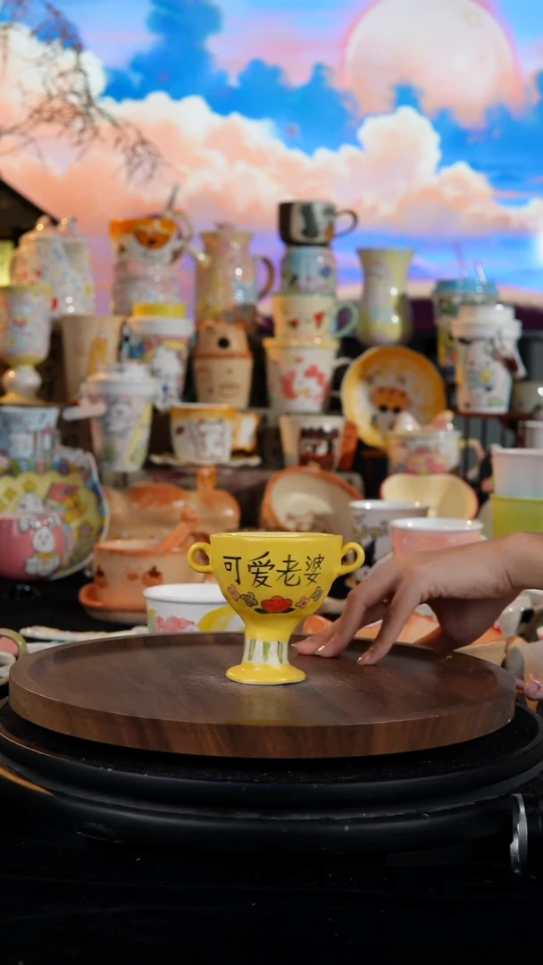陶瓷便携款手工手绘景德镇陶瓷