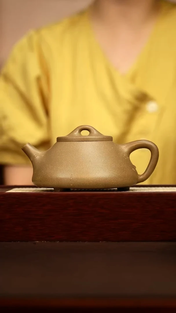 茶壶紫砂子冶石瓢 280cc 老青段