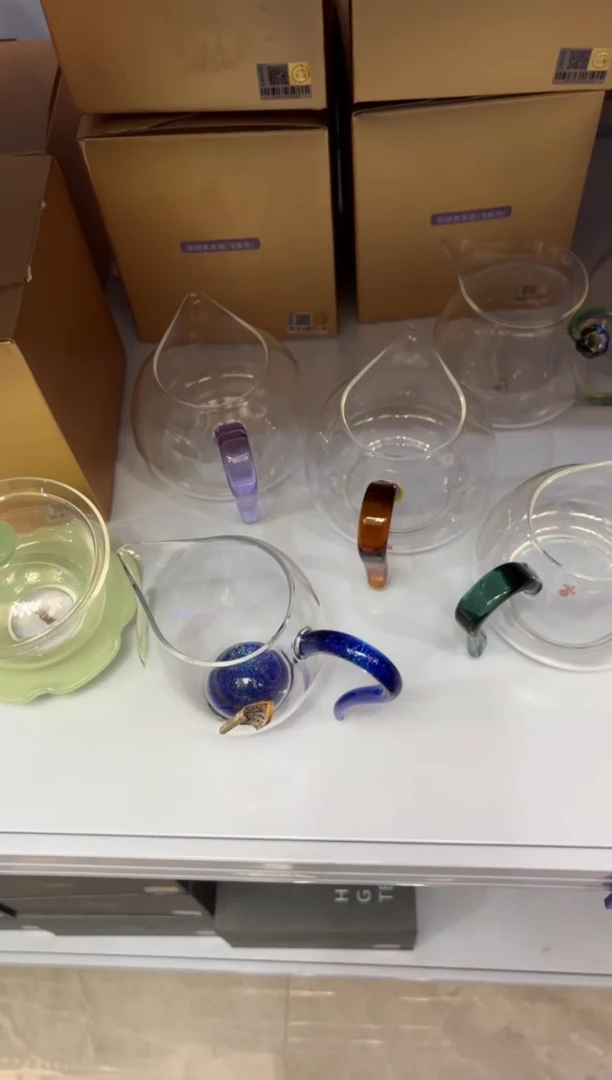 真**平禾器  蓝斑斓公道杯 孤品