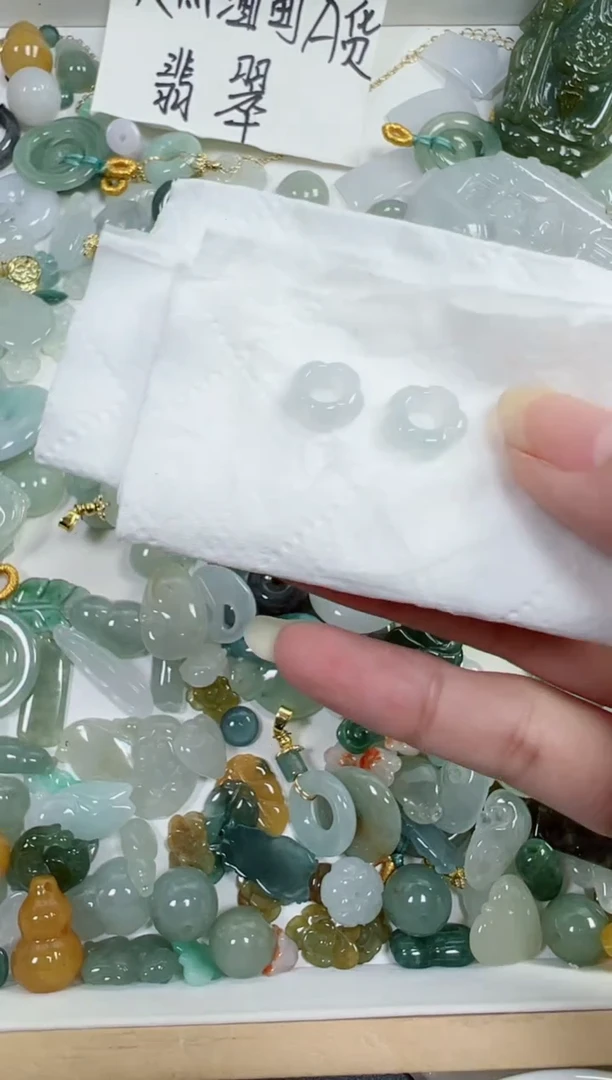 翡翠裸石69号链接，A货翡翠