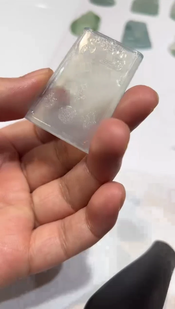 定制翡翠未镶嵌无事牌