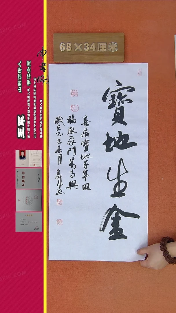 【闪购商品】书法256王军书法作品