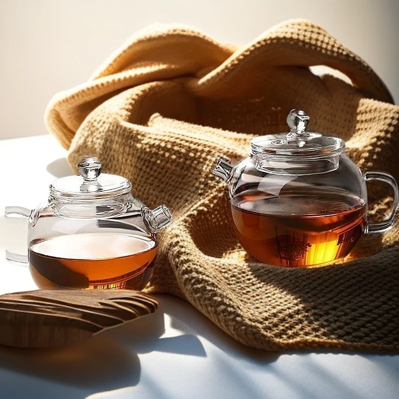 迷你精致玻璃壶小茶壶泡茶壶茶水分离耐高温高硼硅家用壶过滤小壶