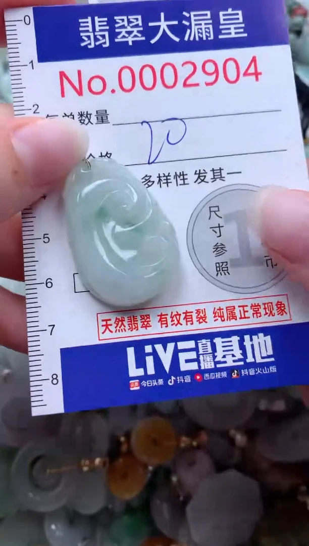 翡翠未镶嵌吊坠(不含链)2904