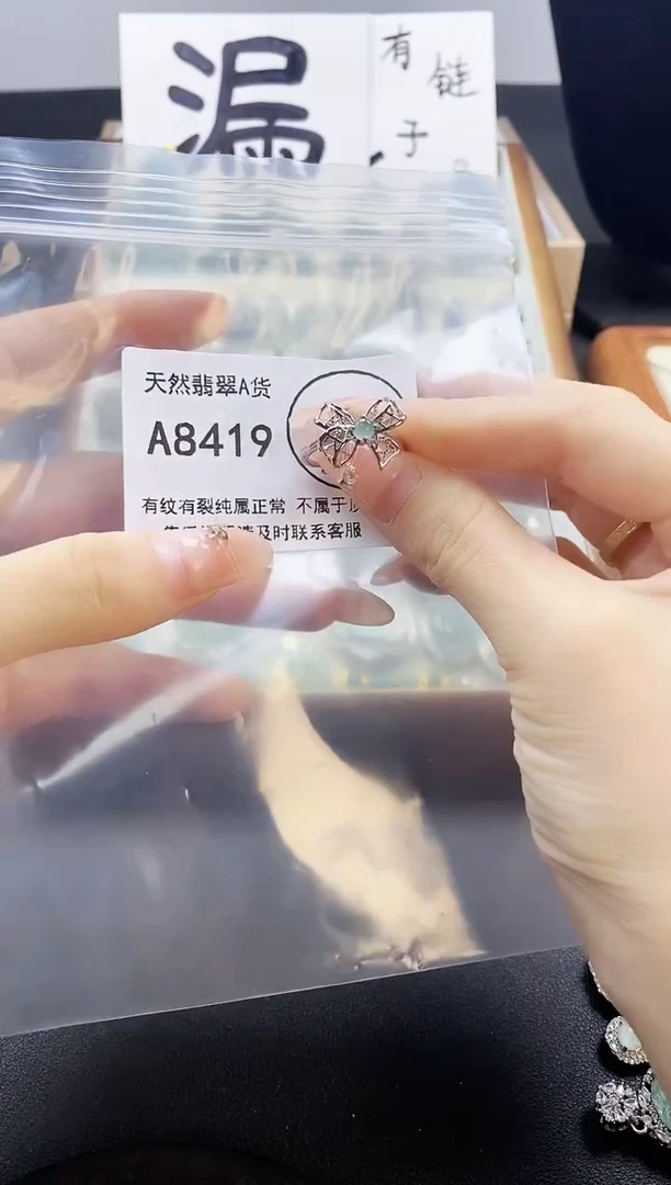 翡翠未镶嵌吊坠(赠链)天然翡翠A货