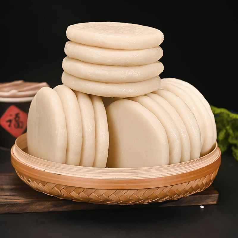 贵州农家手工糯米糍粑软糯美味可搭配红糖豆粉当早餐小吃