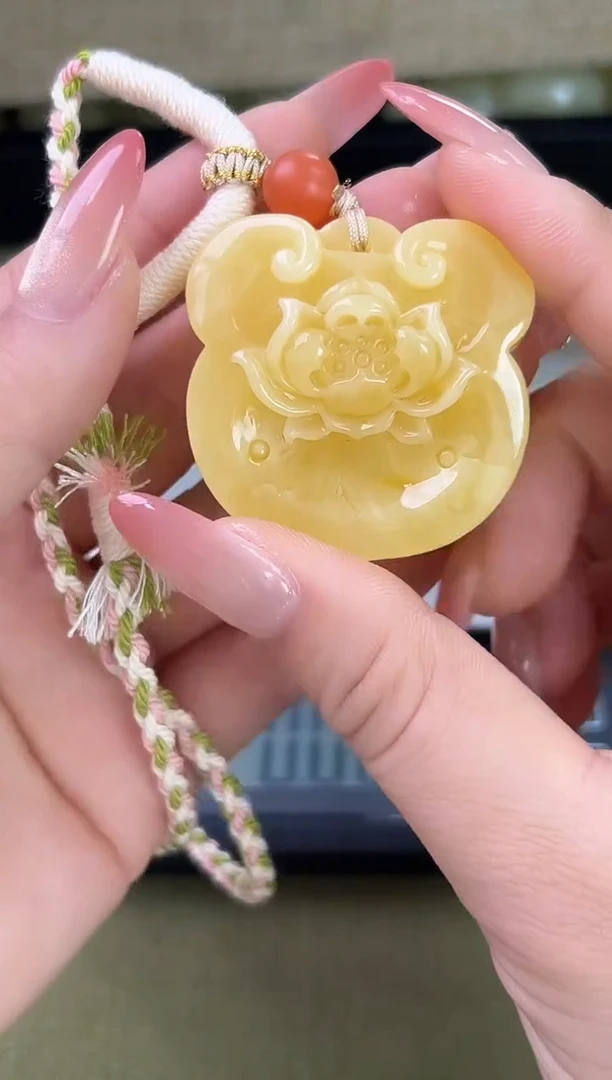 裸石琥珀未镶嵌琥珀蜜蜡吊坠